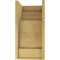 Ekena Millwork 11"W x 11"D x 22"H Wide Mediterranean Rough Cedar Woodgrain TimberThane Corbel, Primed Tan CORUR11X11X22MEDRCPR - alternate 3